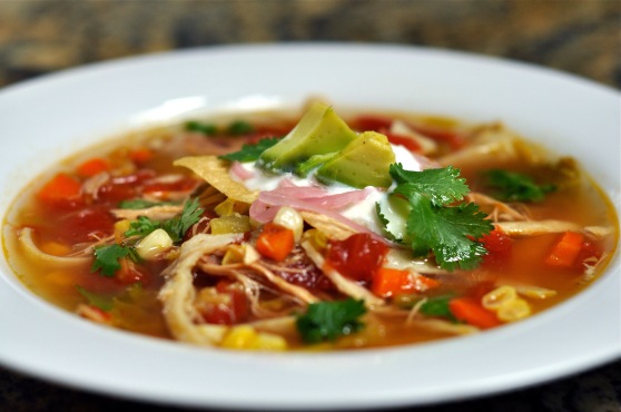 spicy tortilla soup